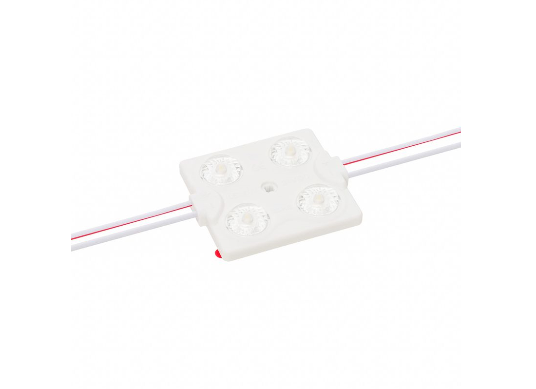 Prism lens LED Module 170° - High Power 4 LED Module 2.0W white 240lm 170 °